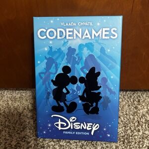USAopoly Codenames Disney Family Edition Game 2017 Open Box Complete - Very Good